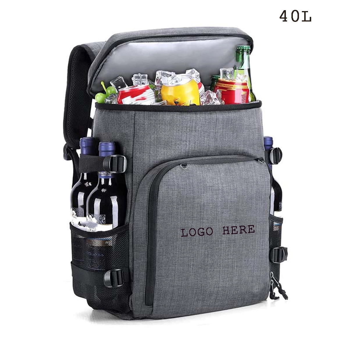 Large Capacity Insulated Cooler Backpack 40L 2