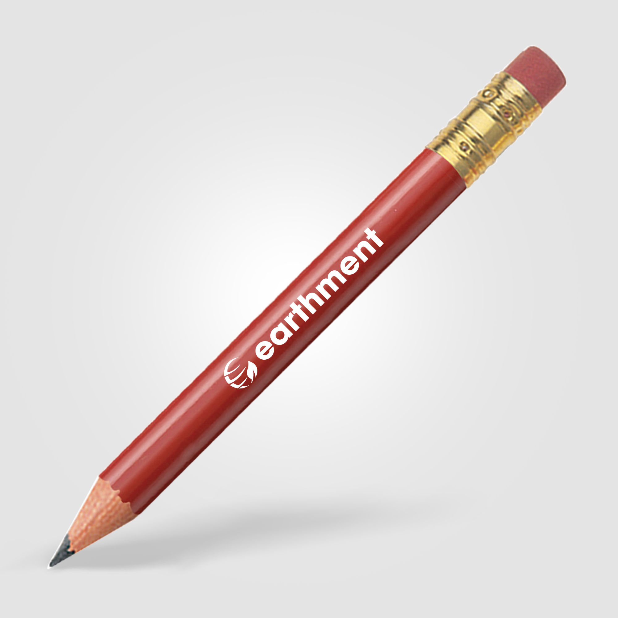 Golf Pencil (Round, Eraser) 22