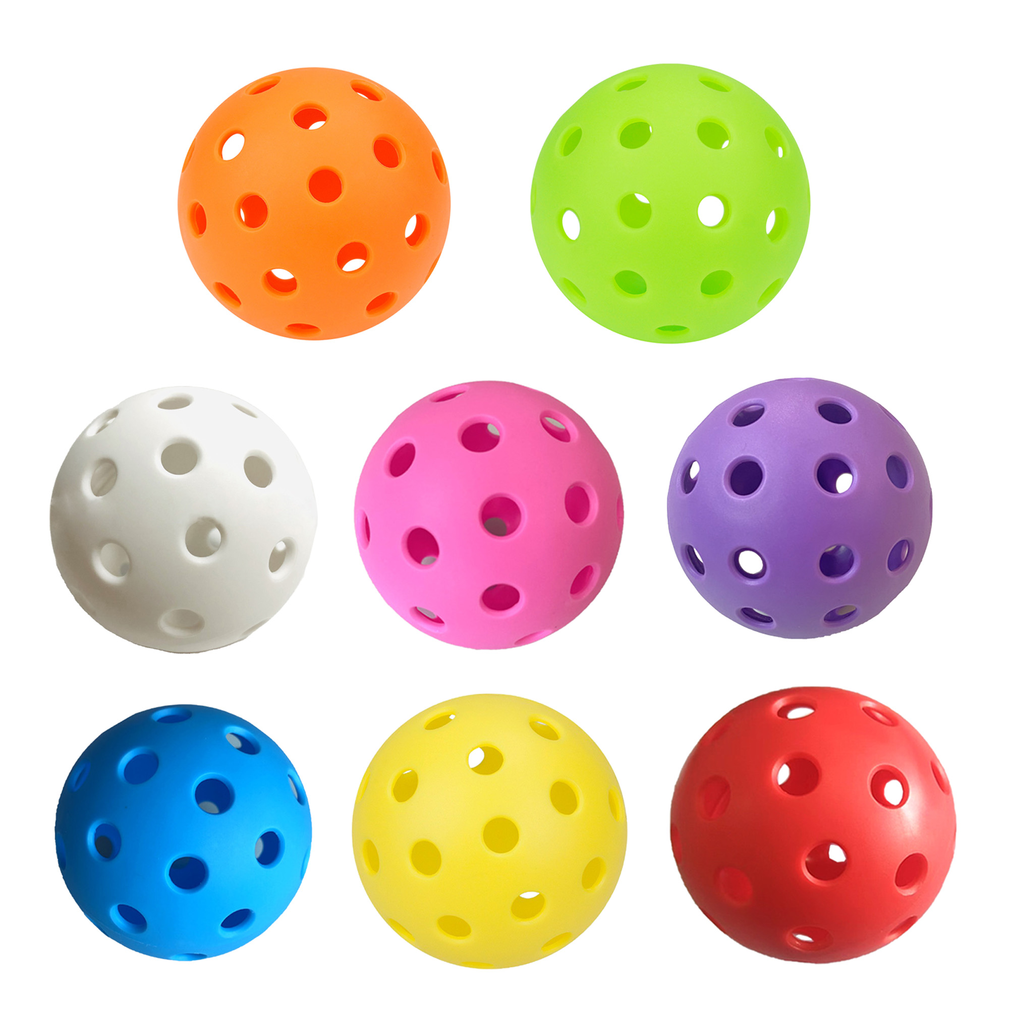 Custom Logo 40 Hole Pickleball 3