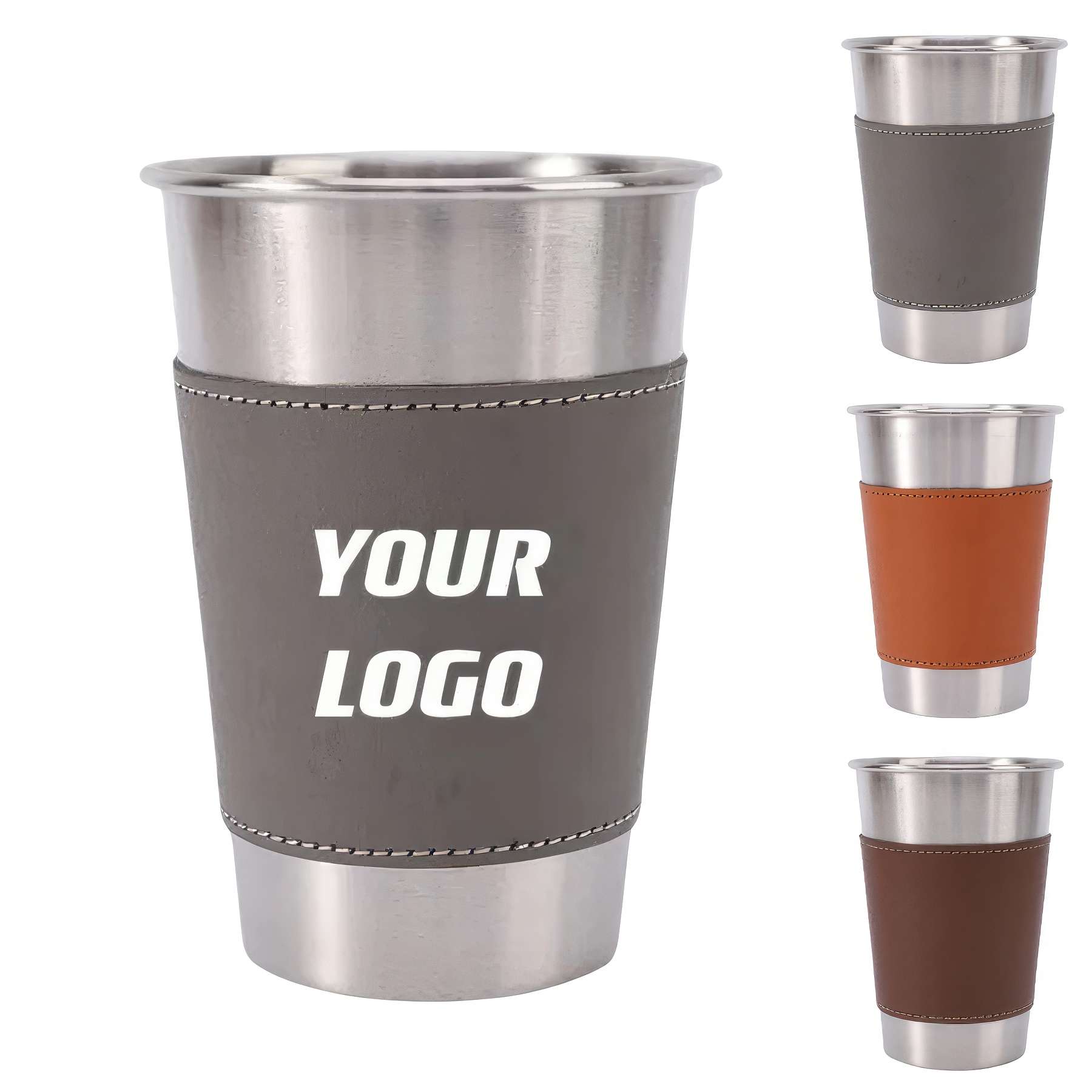 Custom 11 oz Stainless Steel Wine Cups 2