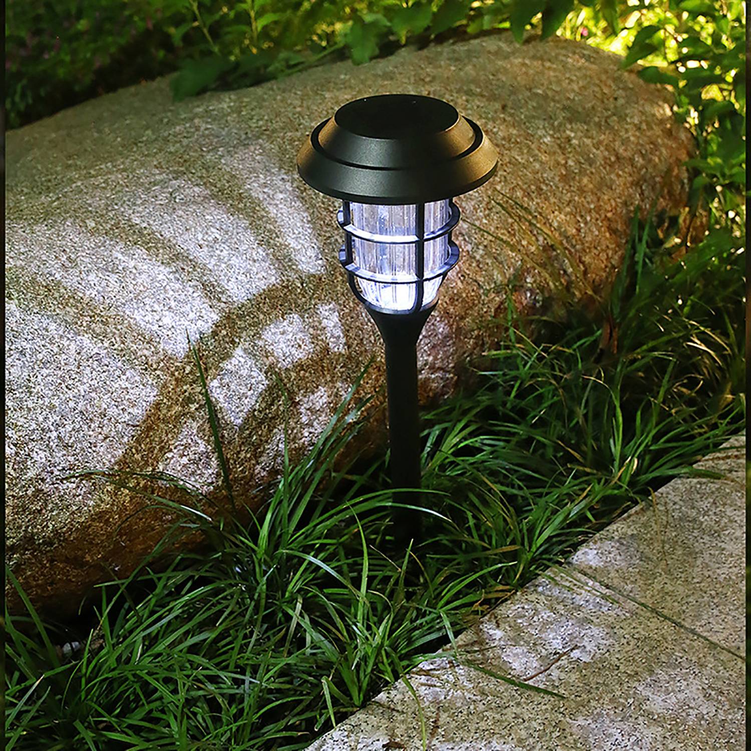 Outdoor Waterproof Solar Lawn Stake Light 4