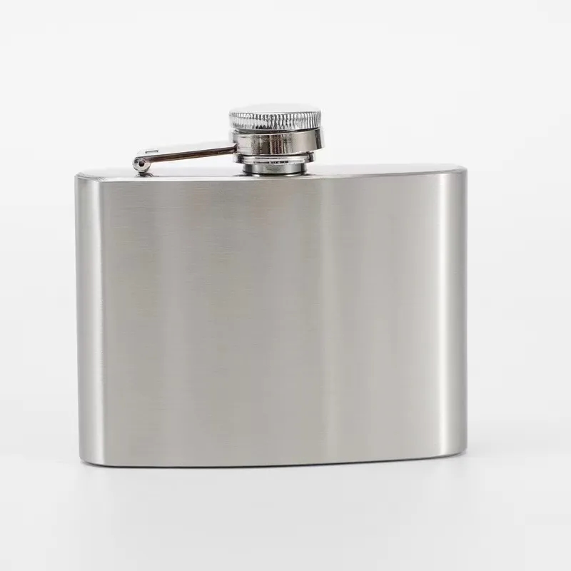 8oz Stainless Steel Hip Flask, custom water bottle with logo imprint 5