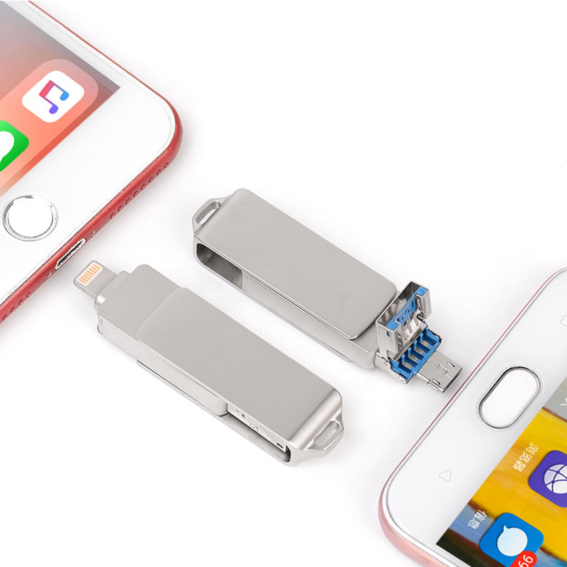 3 in 1 Metal Flash Drive 3