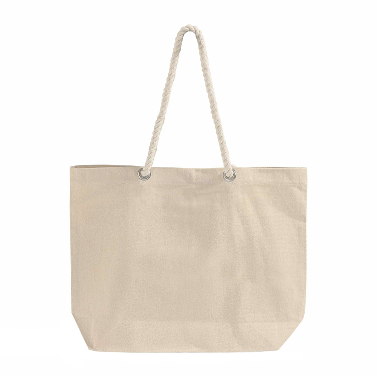 Bayshore Rope Handle Beach Tote Bag 6