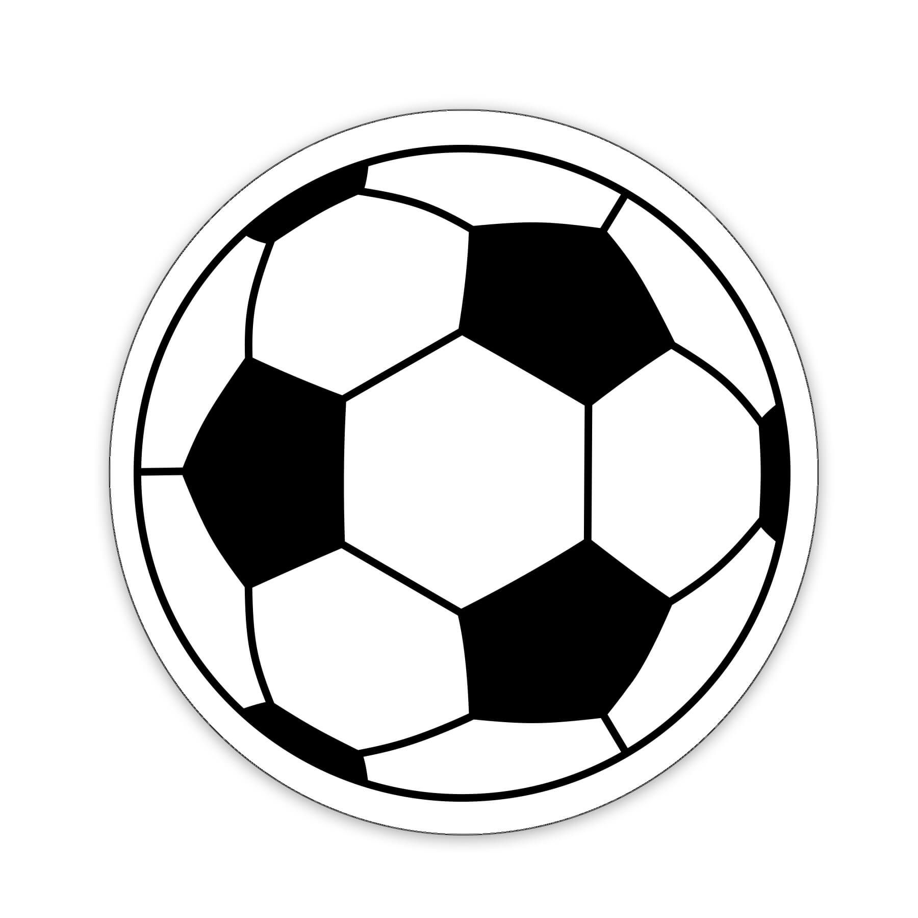 Soccer Ball Shaped NoteKeeper™ Magnet 20 Mil 4