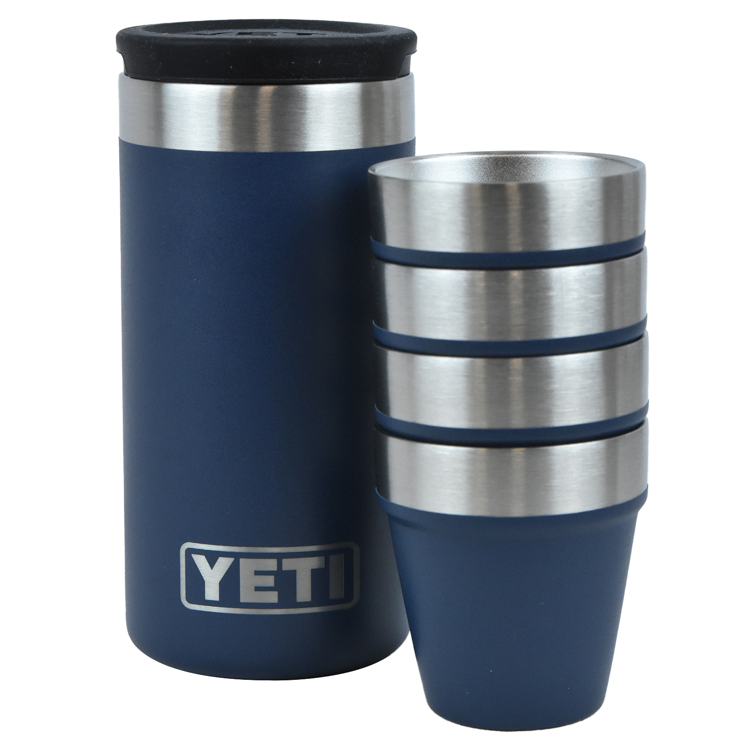 1.7 oz YETI® Rambler Stainless Steel Insulated Shot Glass with Carrying Case 3