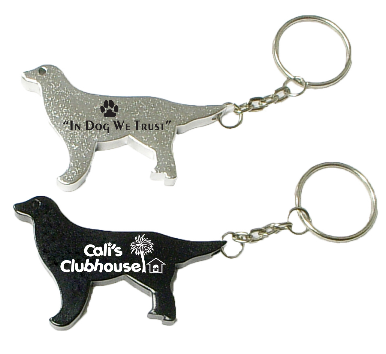 Dog Shape Bottle Opener Key Chain