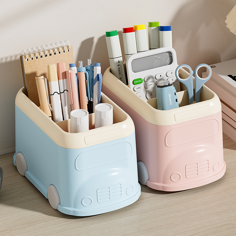 Bus Shaped Desk Organizer Case 5