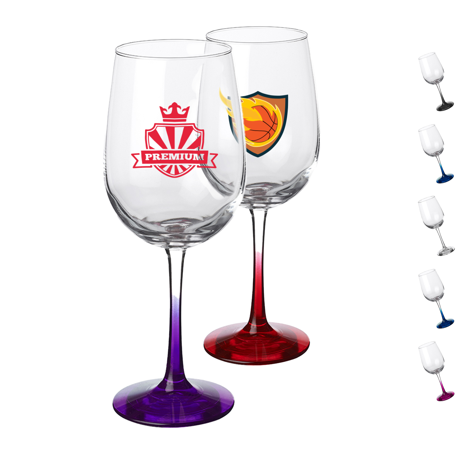 16 oz. USA Made Libbey Vina Tall Glasses W/ Custom Logo 2