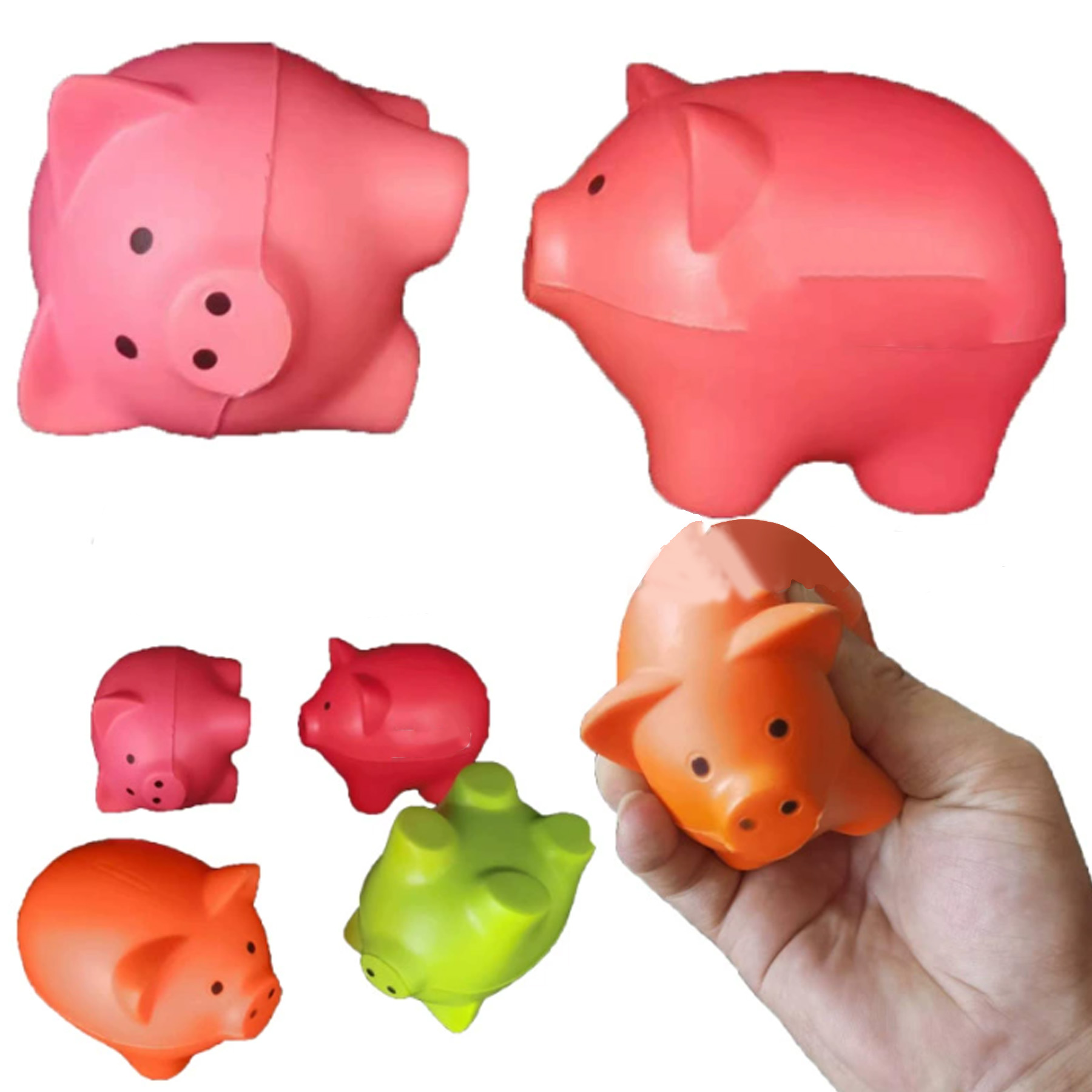 Pig Shape PU Stress Relief Toy 4