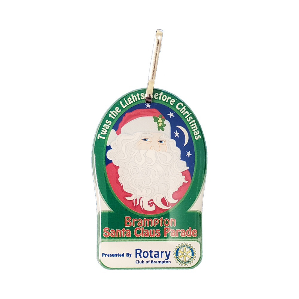 Zipper Pull Charms / Tag with double sided custom shape from 2.1 - 3 Sq. In.