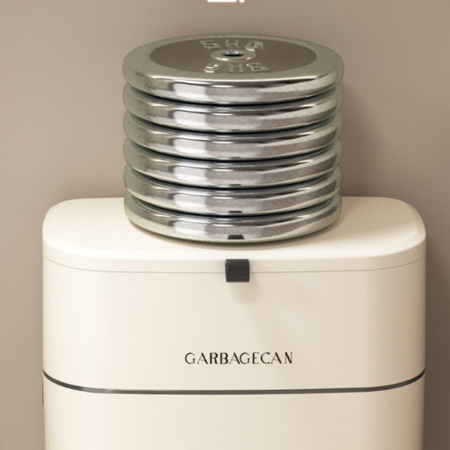 Kitchen trash can wall-mounted 4