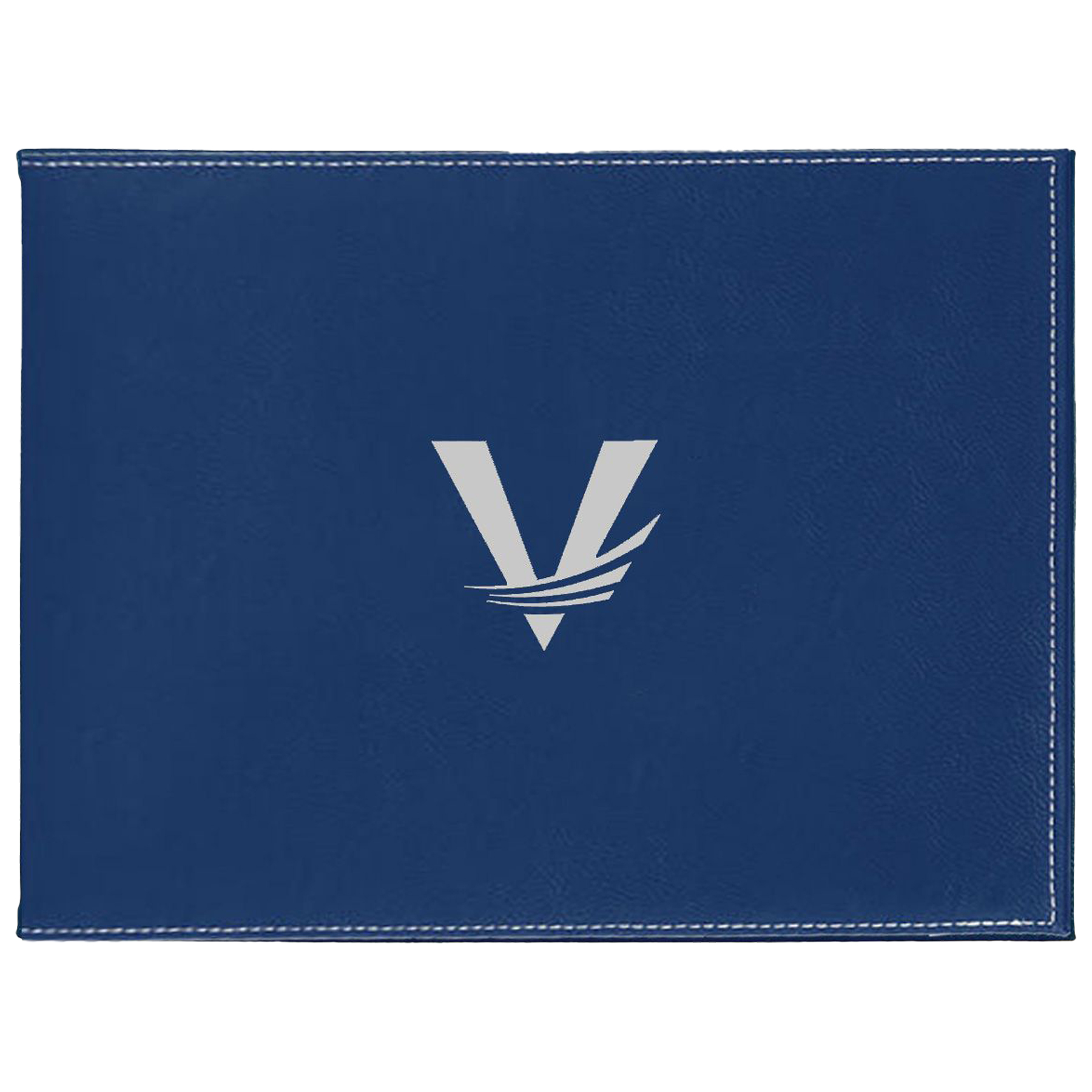 Blue/Silver Leatherette Certificate Holder