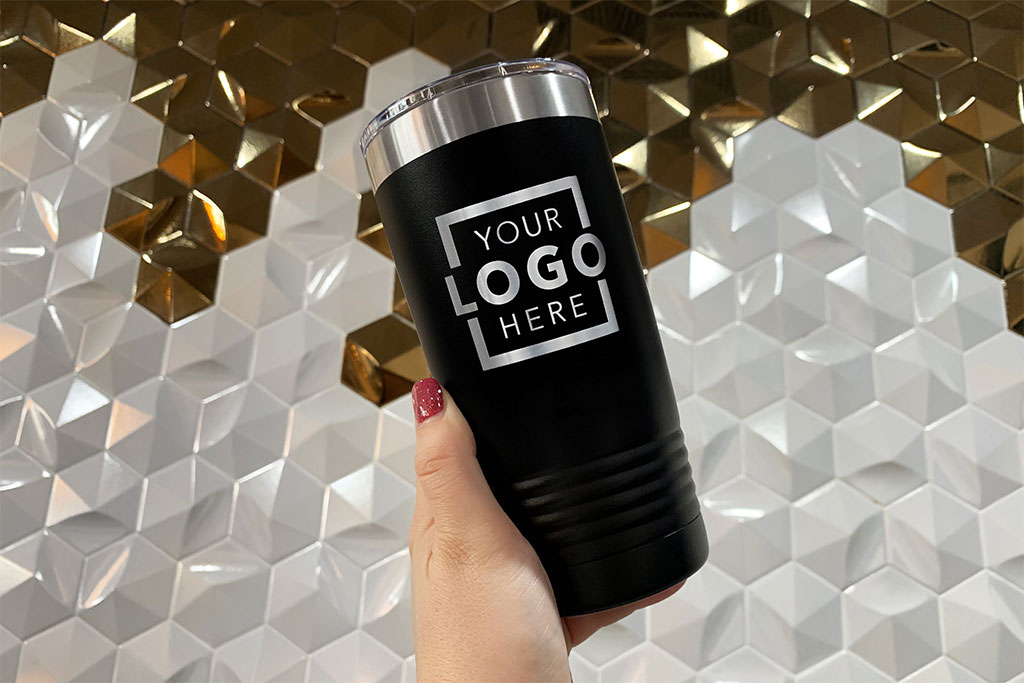 20 oz Leatherette Polar Camel Metal Tumbler 4