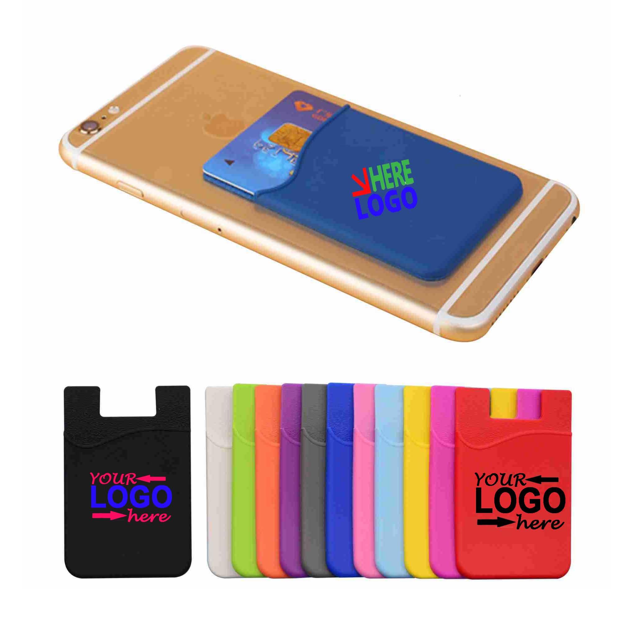 Silicone Mobile Phone Back Card Bag 2