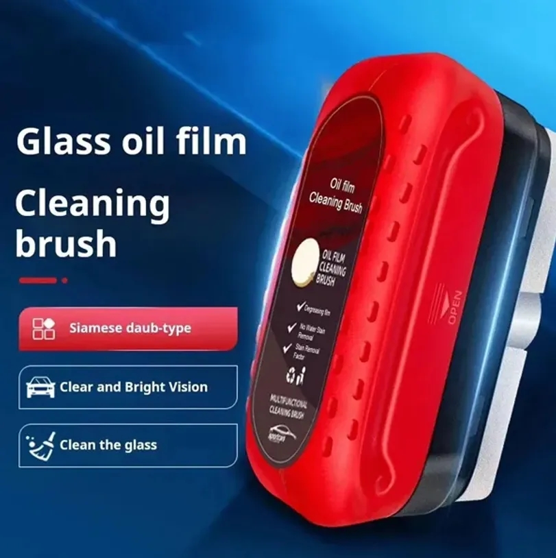 Windshield Glass Cleaning Brush with Hydrophobic Coating 4