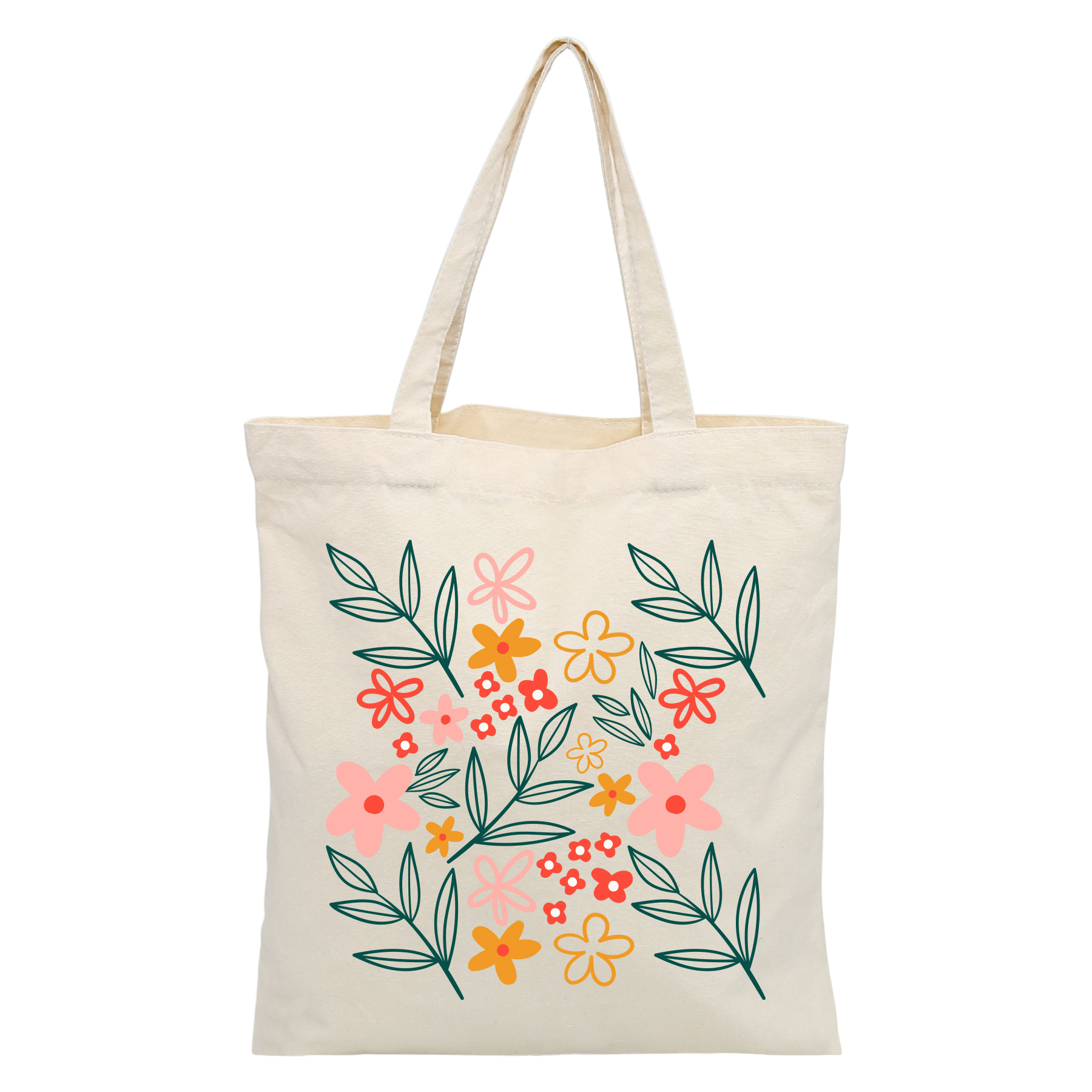 12 Oz Full Wrap Sublimation Canvas Tote Bag 3