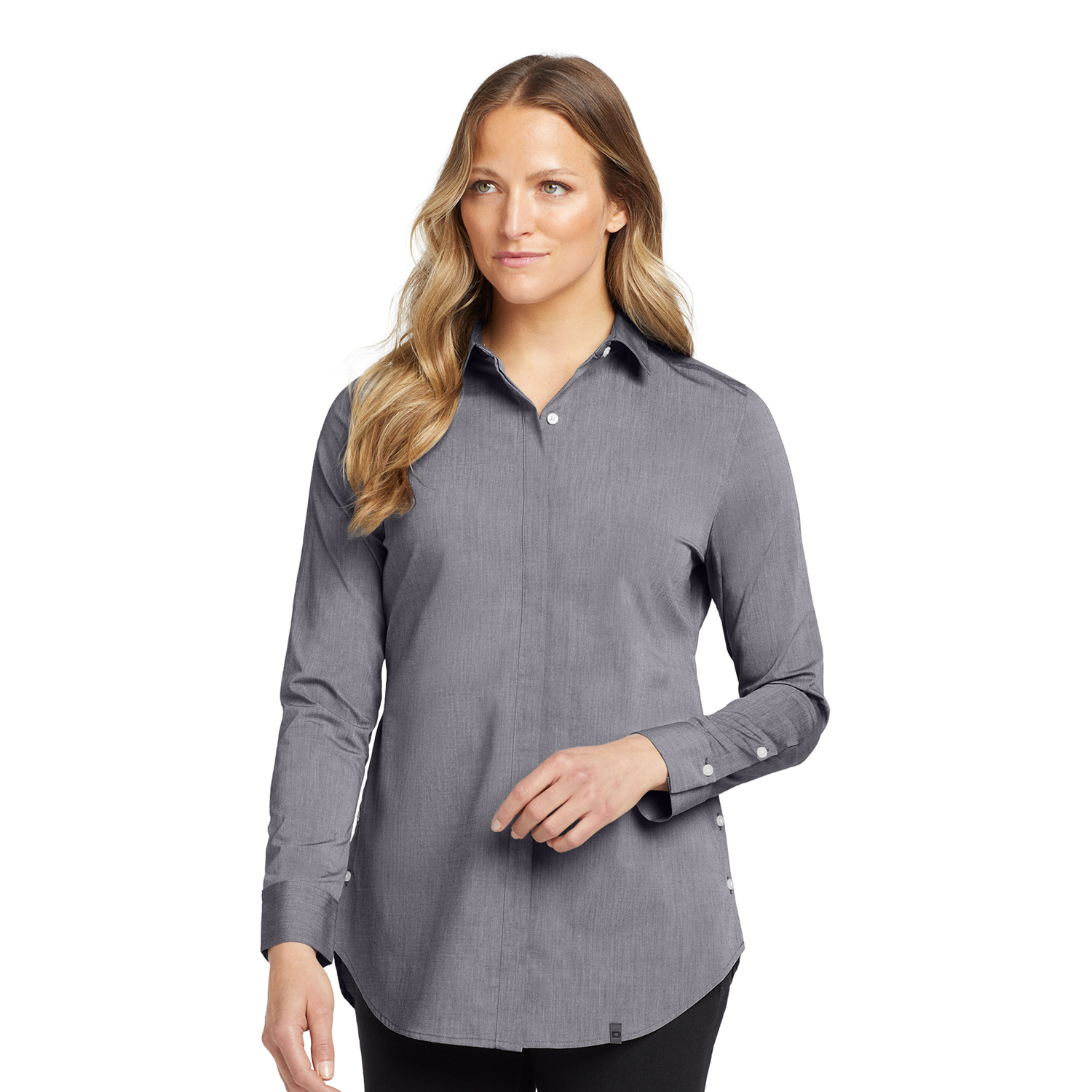 OGIO® Ladies Long Sleeve Buttoned-Up Shirt 5