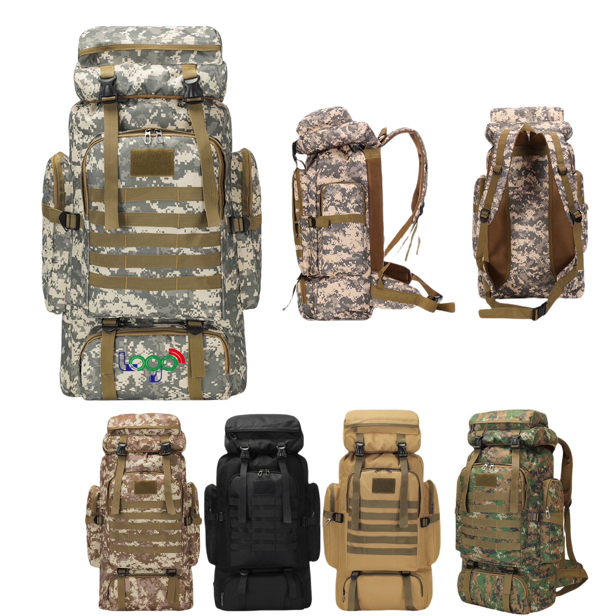 Oxford Cloth Outdoor Backpack MOQ 1PCS 1