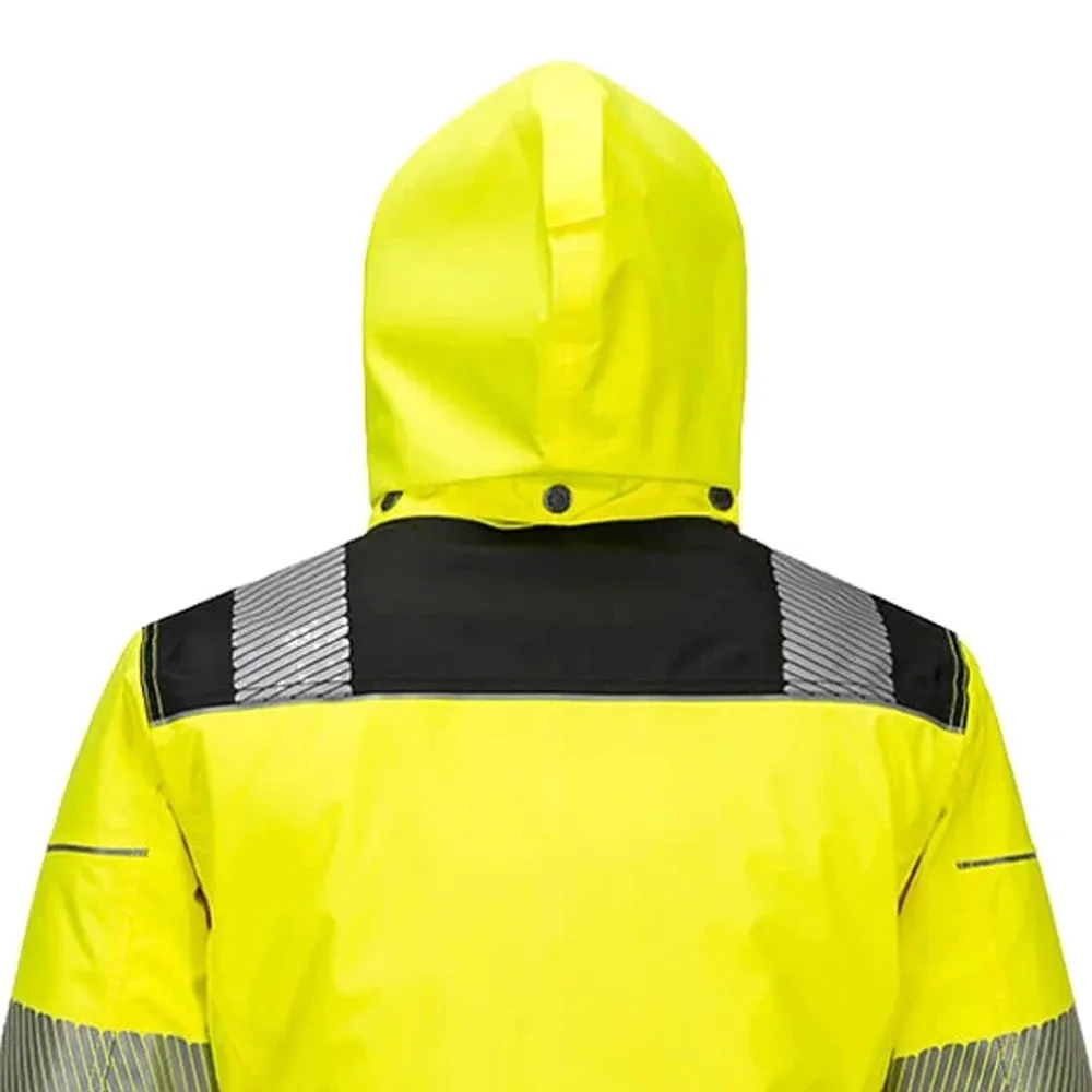 Hi Vis Bomber Reflective Safety Winter Jacket Workwear 2