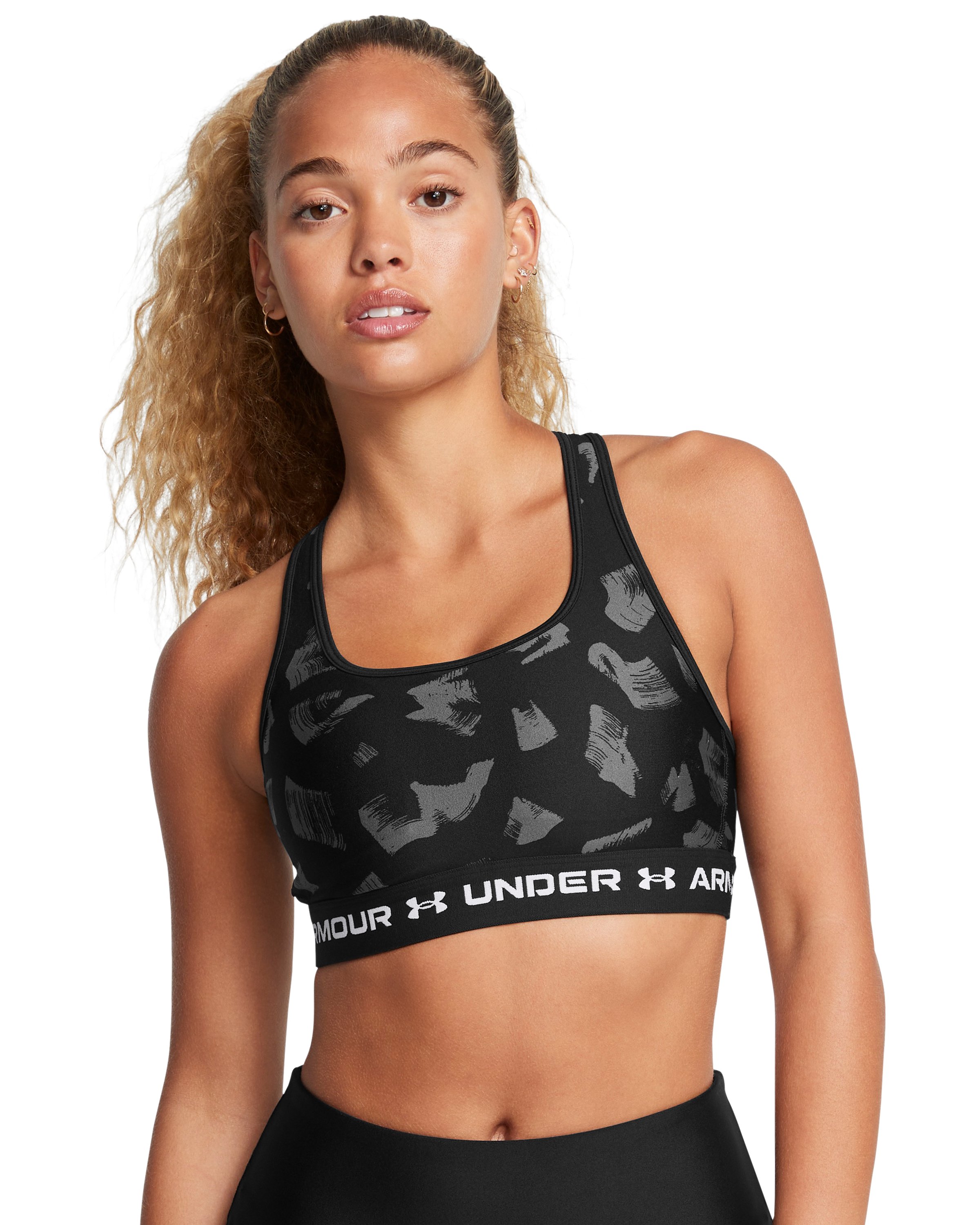Crossback Mid Printed Women's Sports Bra 5