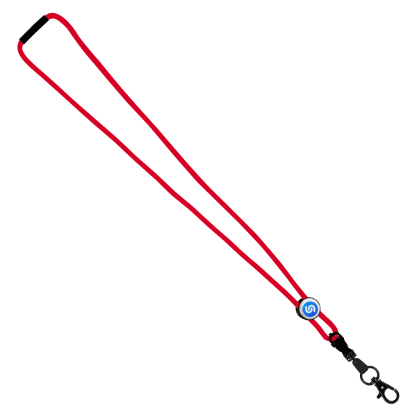 3/16" Nylon Cord Lanyard with Snap-Buckle Release, Standard O-Ring & Slider 94