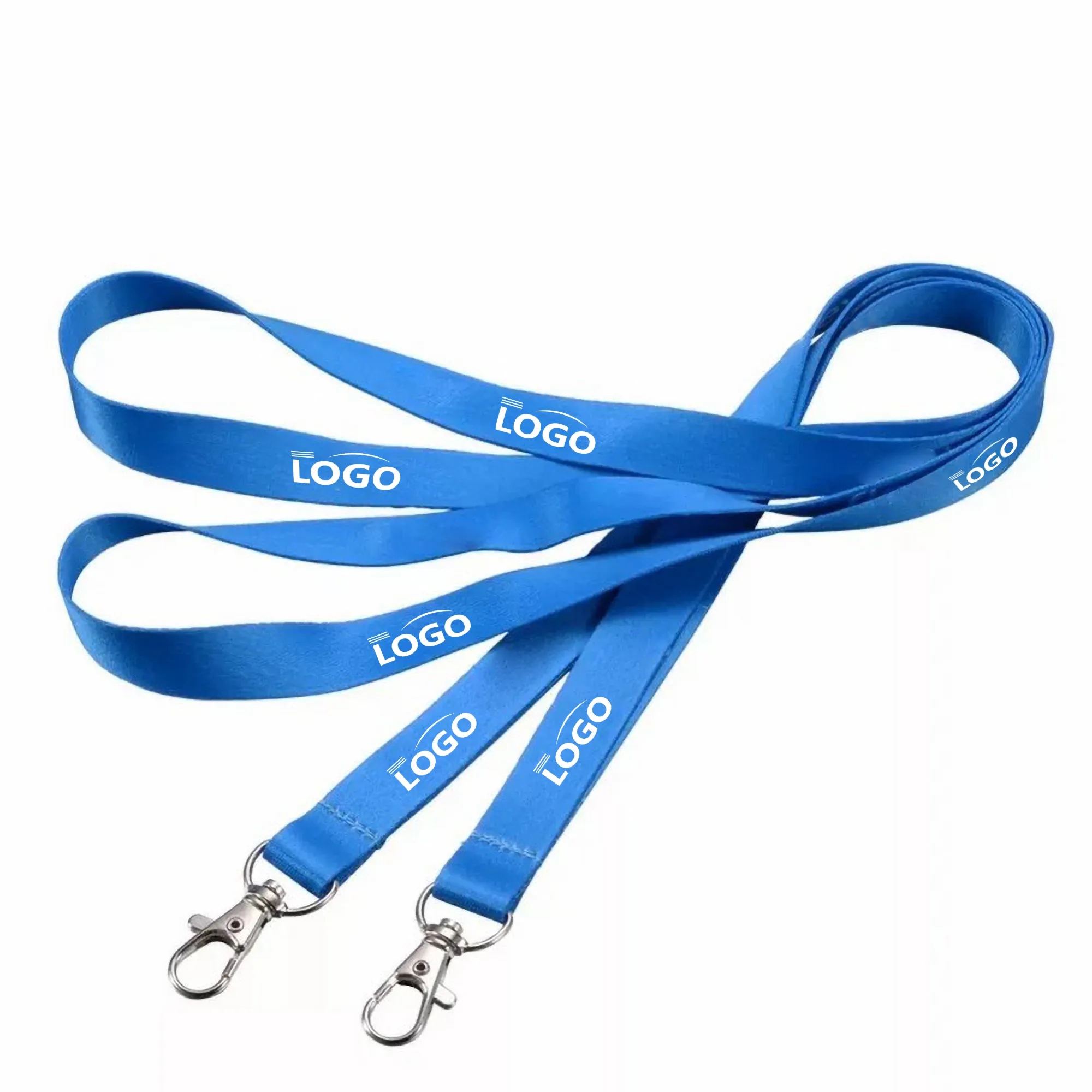 ID Badge Holder Lanyard With Metal Clasp MOQ100 9