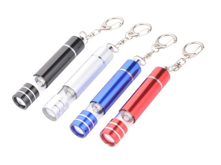 Aluminum LED Flashlight key chain 2