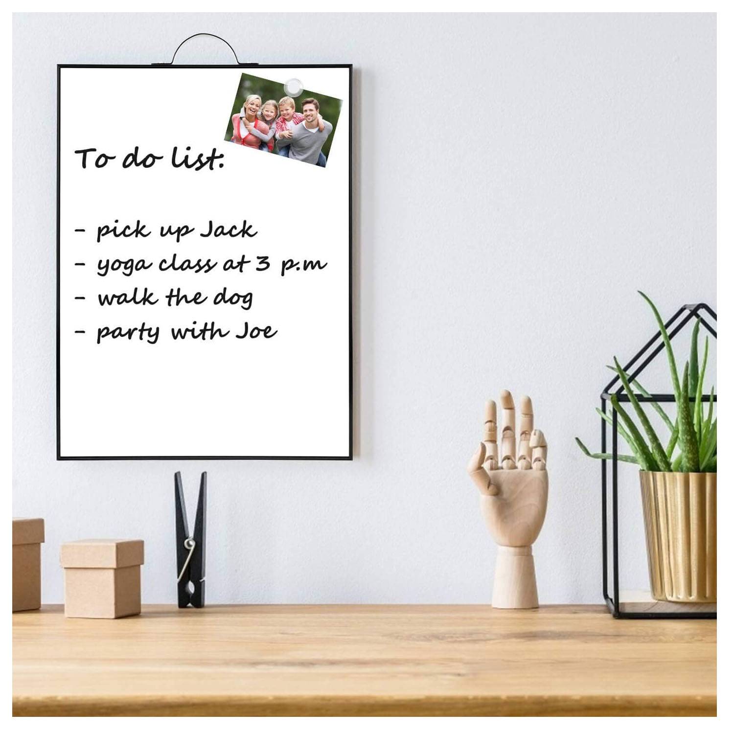 Portable Office Small Aluminum Framed White Board 2