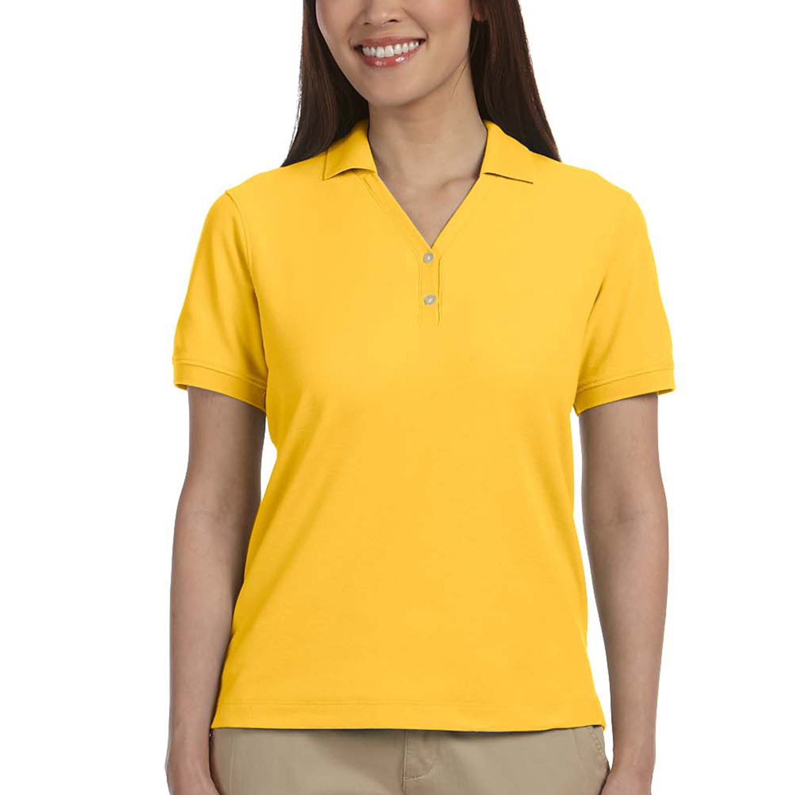 Devon & Jones® Ladies' Y-Collar Golf Polos 15