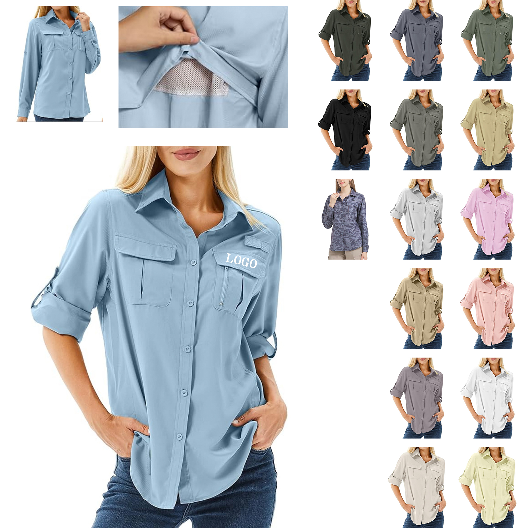 Woman's UPF 50 Long Sleeve 13