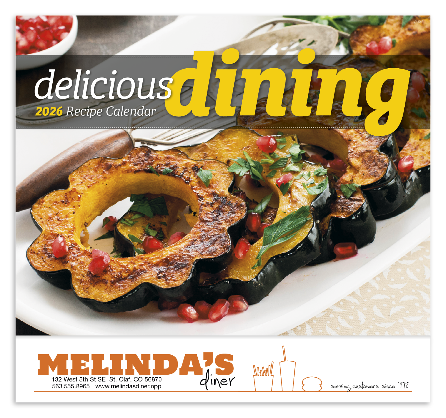 Good Value™ Delicious Dining - Stapled Calendar 28
