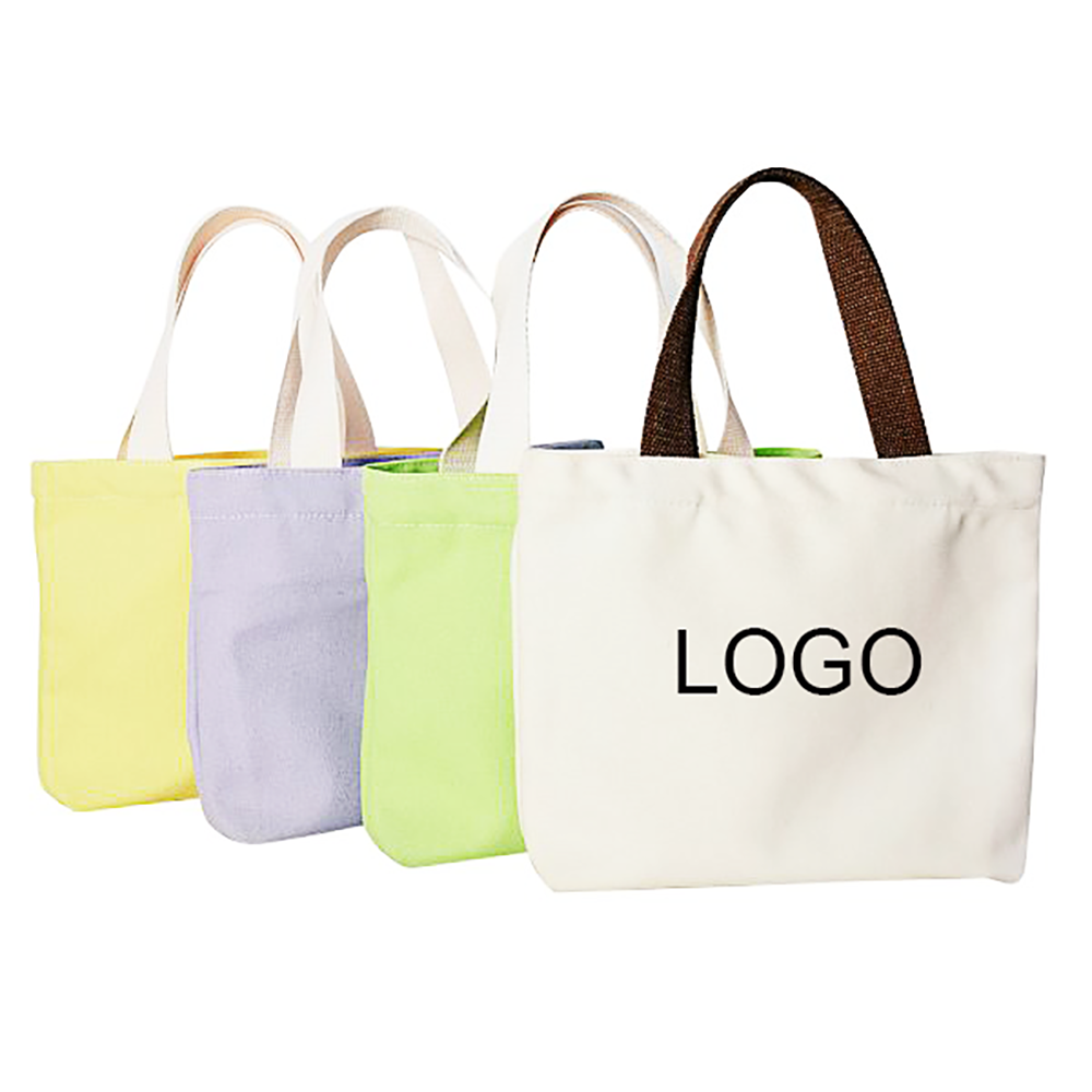 Canvas Tote Bags with Magnetic Snap, custom tote bag with logo imprint 7
