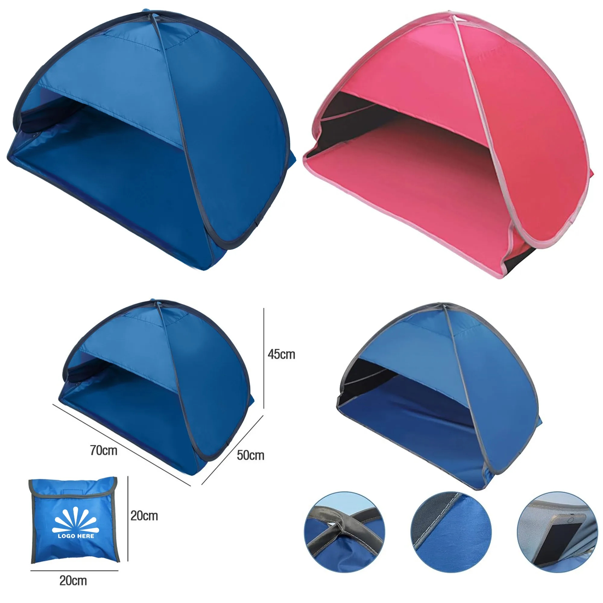Beach Sun Shelter Head 3