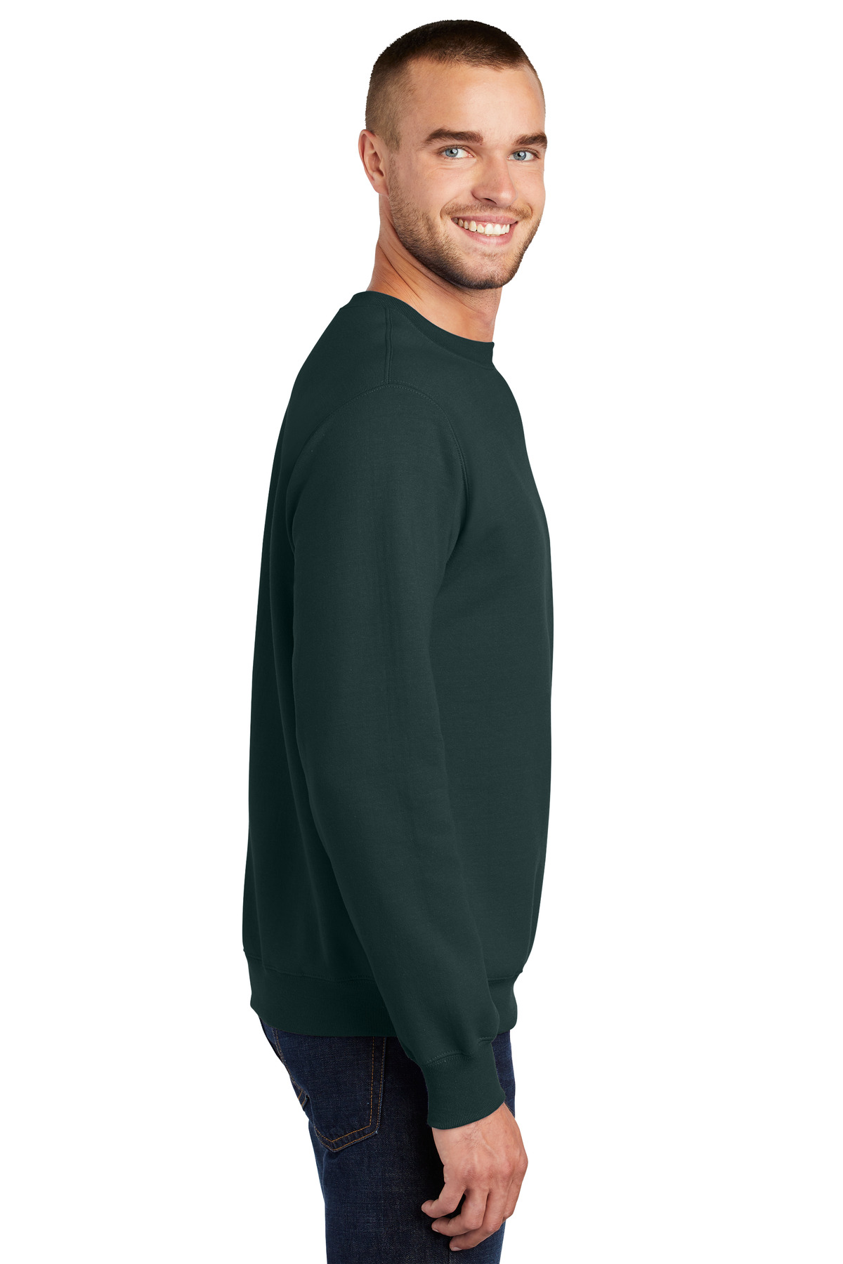 Port & Company® Essential Fleece Crewneck Sweatshirt, custom hoodie or sweatshirt with logo imprint 63