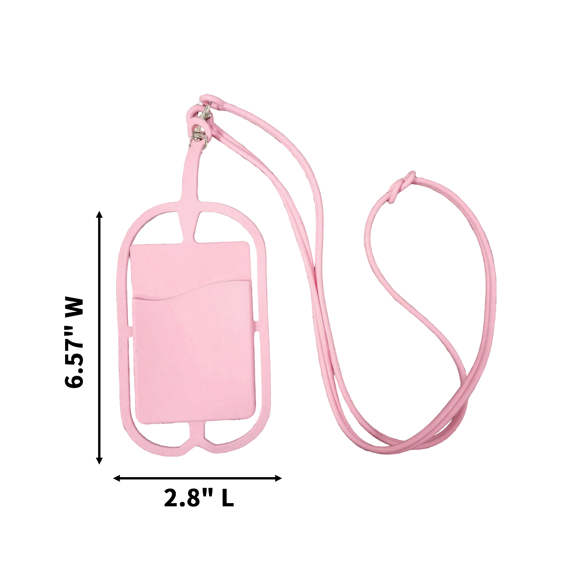 Silicone Lanyard Phone Wallet With Holder 3