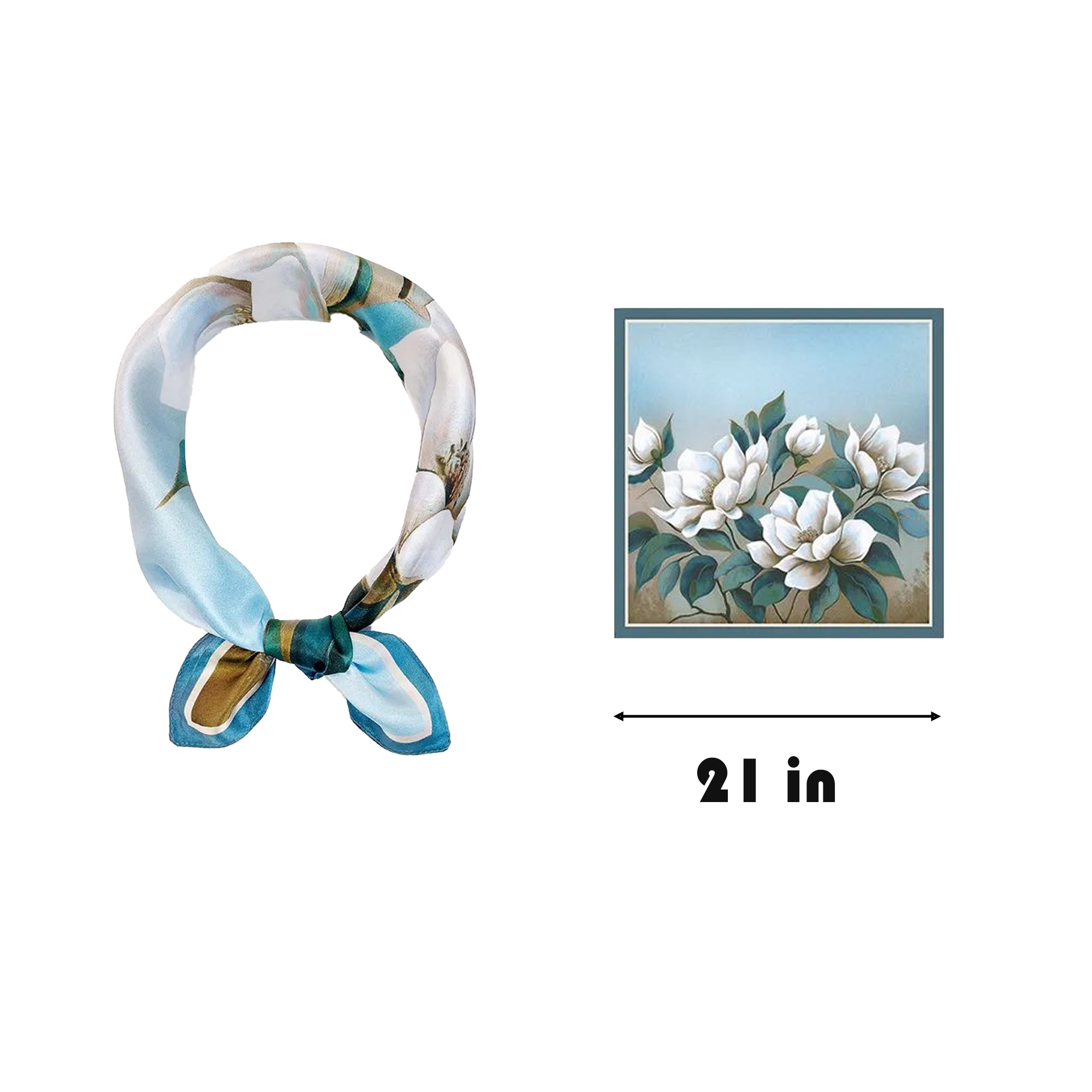 100% Silk Scarves Fully Customized 3