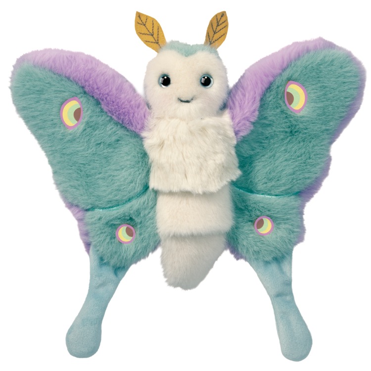 Juniper Luna Moth Puppet Stuffed Animal 2