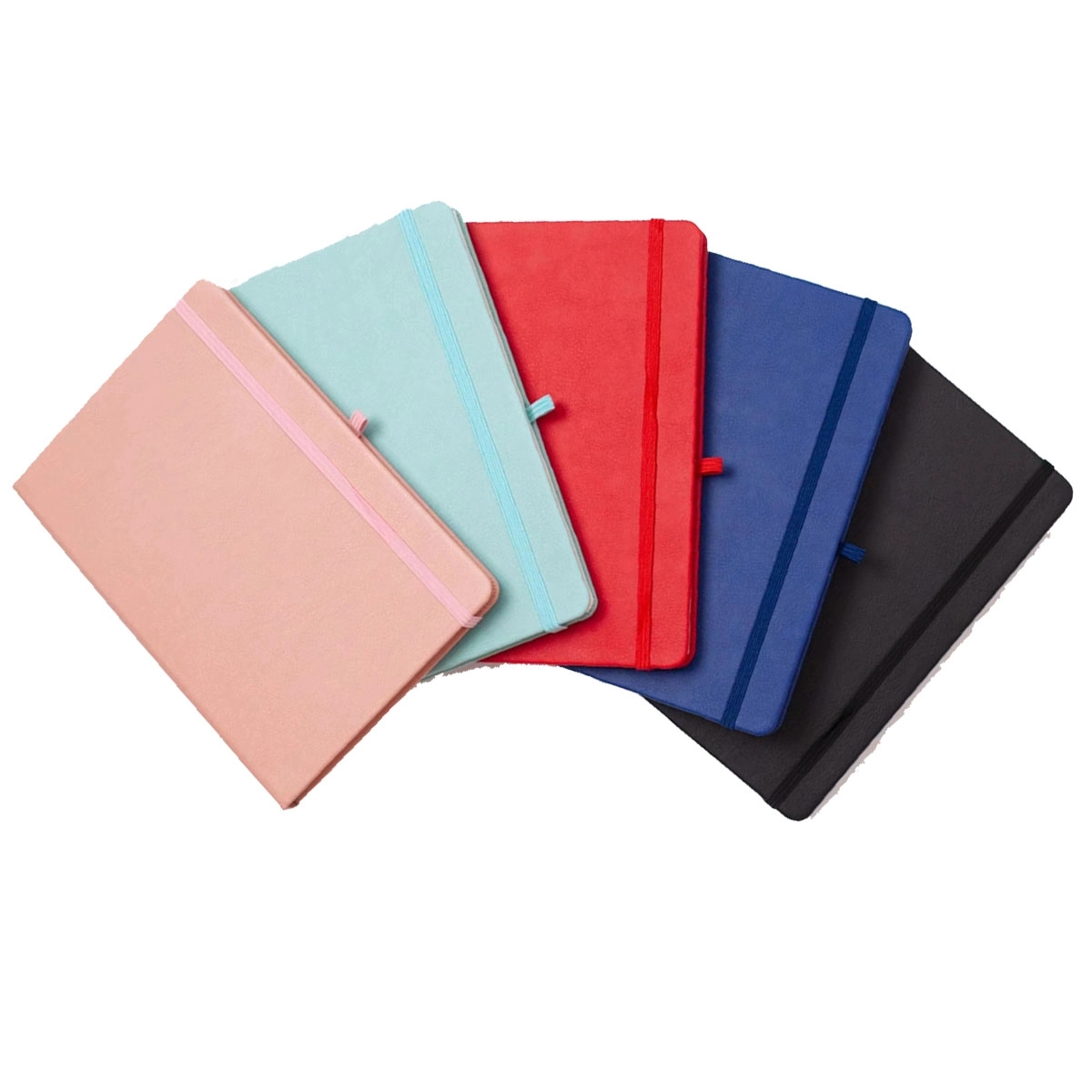 Pu Hardcover Notebook With Elastic Closure A5 Size 4