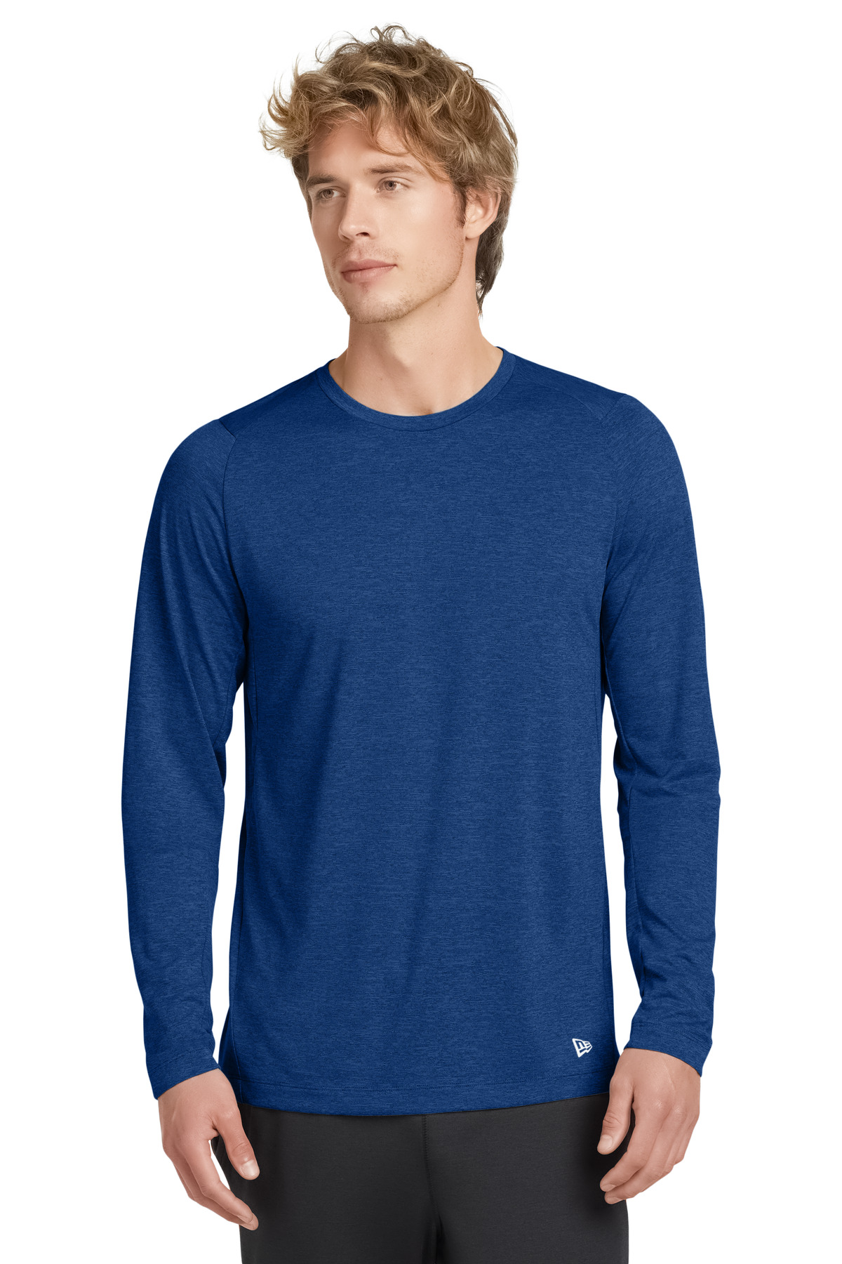 New Era Series Performance Long Sleeve Crew Tee. NEA201 18