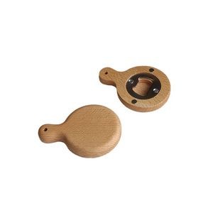 Elegant Wood Handle Bottle Opener With Magnet 11