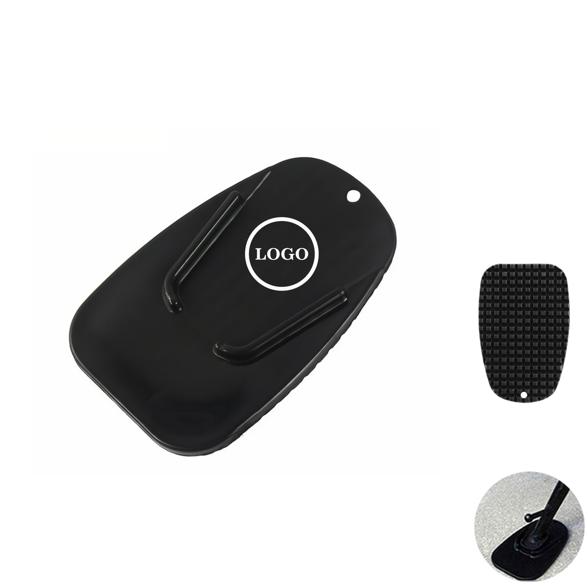 Compact Motorcycle Kickstand Footpad Stabilizer 2