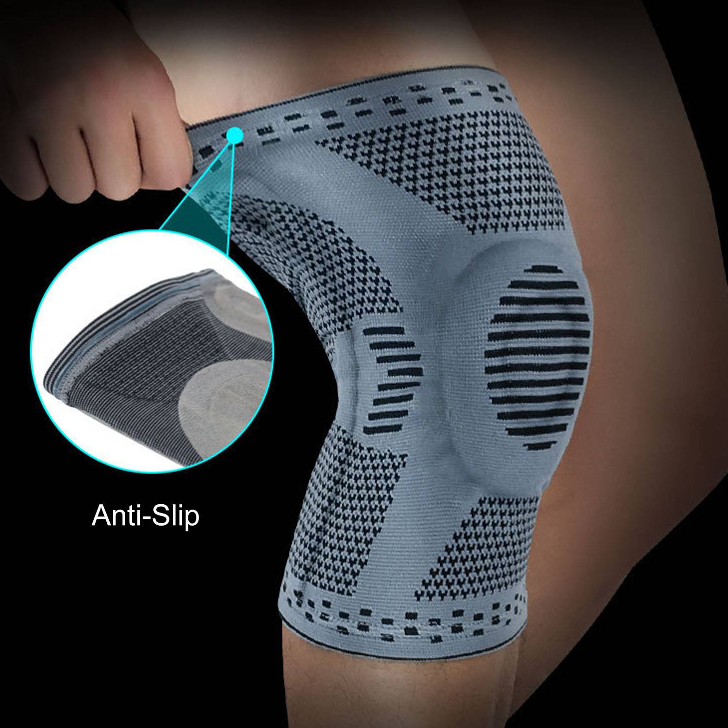 Sports Breathable Spandex Knee Brace 12