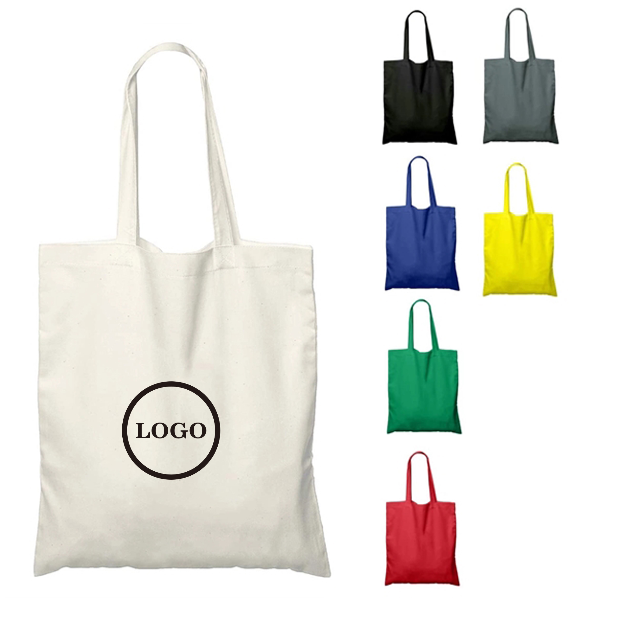 Practical Shopping Canvas Tote Bag, custom tote bag with logo imprint 2