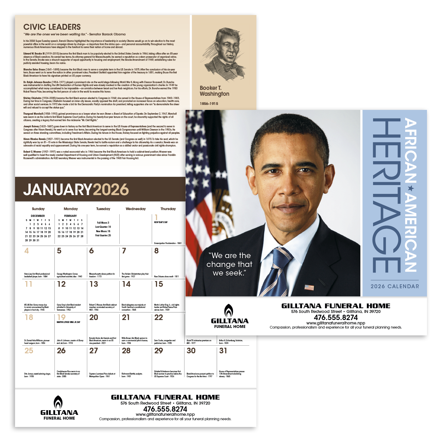 Triumph® Calendars African-American Heritage Barack Obama Calendar 42