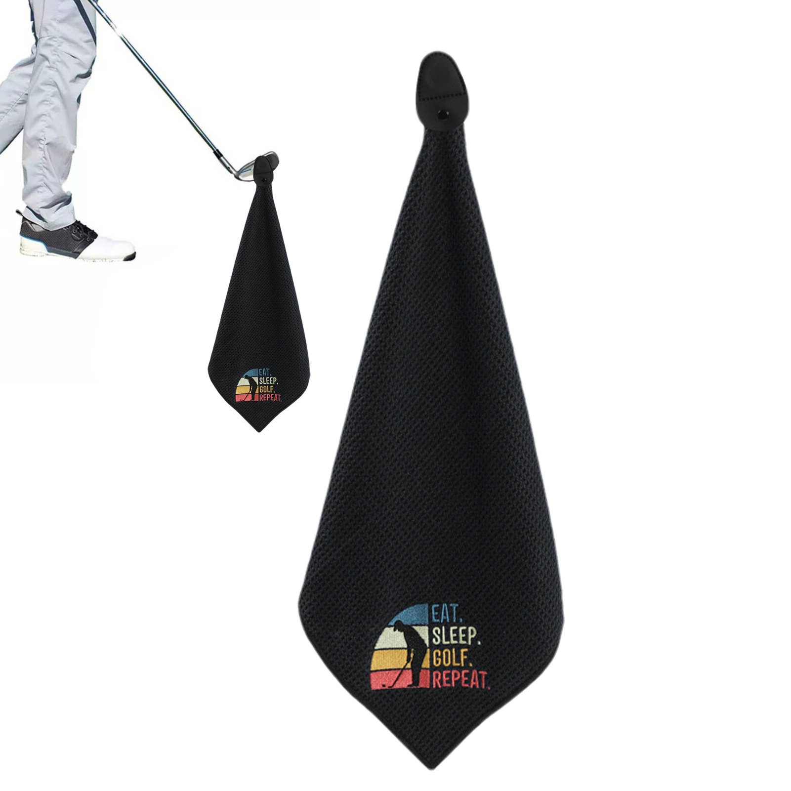 Magnetic Microfiber Golf Towel 2