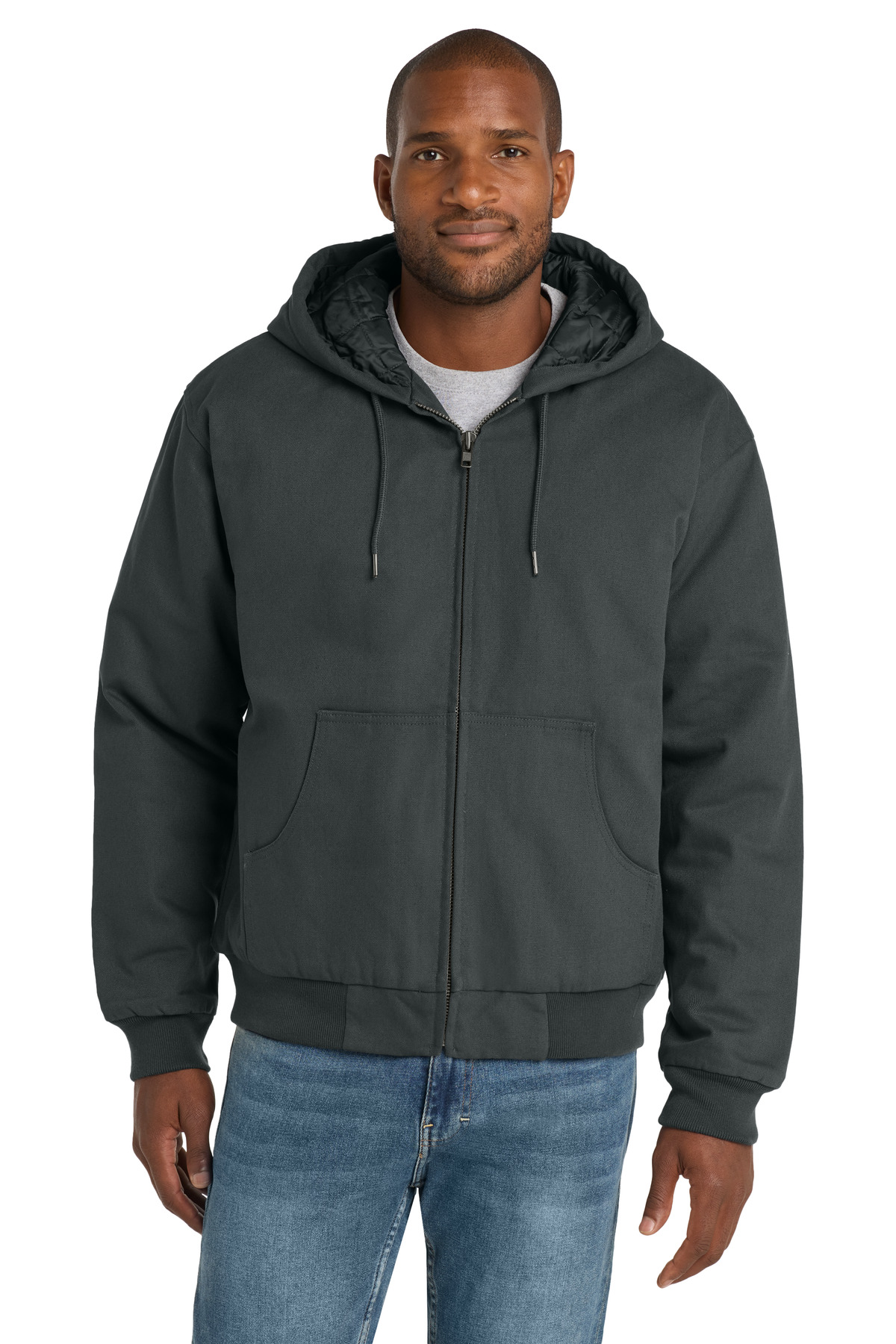 CornerStone - Duck Cloth Hooded Work Jacket. J763H 30
