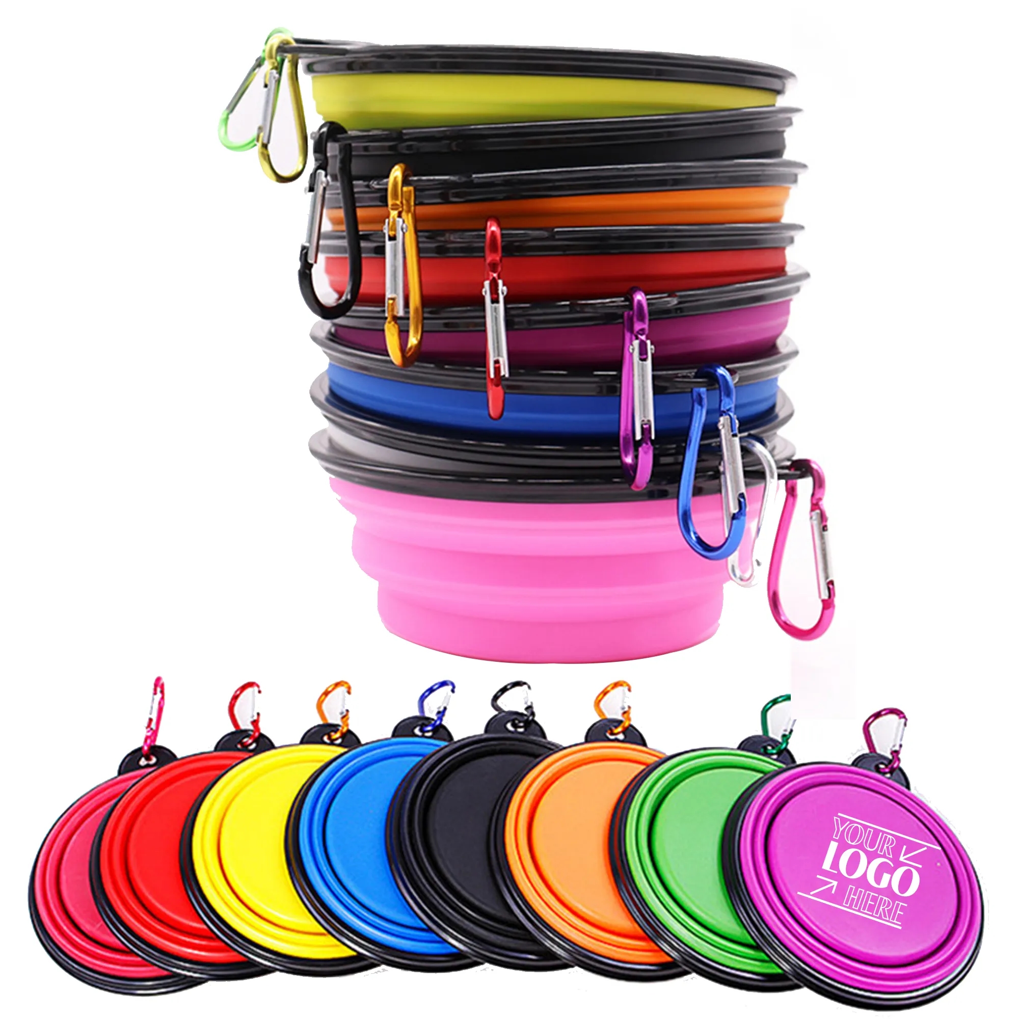 Pet Silicone Dog Bowl 12