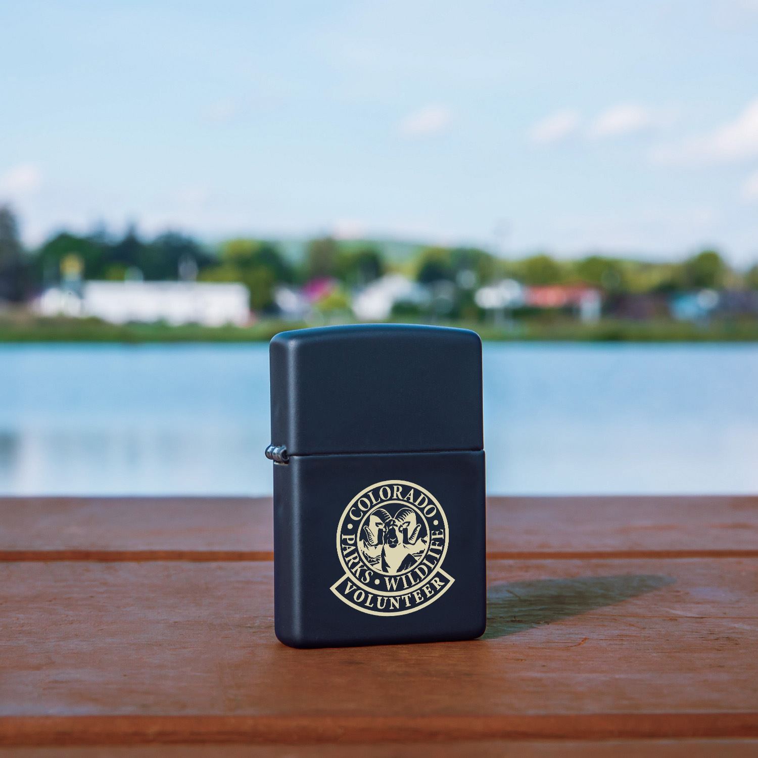 Black Matte Windproof Zippo® Lighter 8
