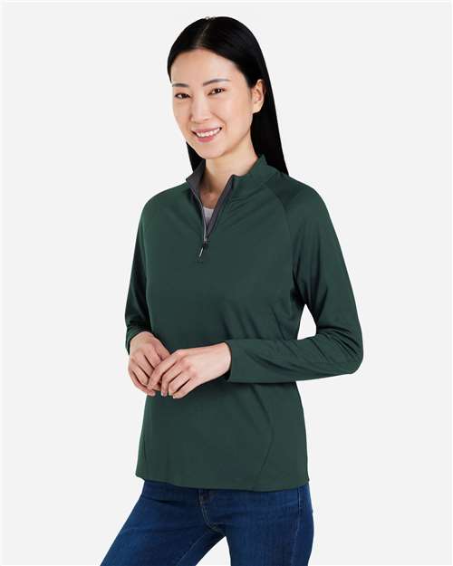 Women's Origin Performance Pique Quarter-Zip Pullover - CE418W 24